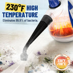 Earnlytozv 1050W Handheld Steam Cleaner – 230°F Pressurized Steam, 11 Accessories, Chemical-Free Home Cleaning