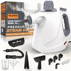 Earnlytozv Handheld Steam Cleaner - 230°F High-Pressure Steam, 3-Min Fast Heat, 11 Accessories - Chemical-Free Cleaning for Windows, Tiles, Sofas & Fabrics
