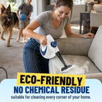 Earnlytozv 1050W Handheld Steam Cleaner – 230°F Pressurized Steam, 11 Accessories, Chemical-Free Home Cleaning